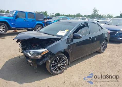 2014 Toyota Corolla S Premium из США, поврежденный, VIN 5YFBURHEXEP118622